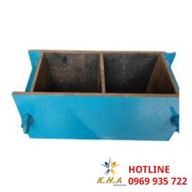 Khuôn đúc mẫu vuông 15x15, 2 hộc, bằng thép