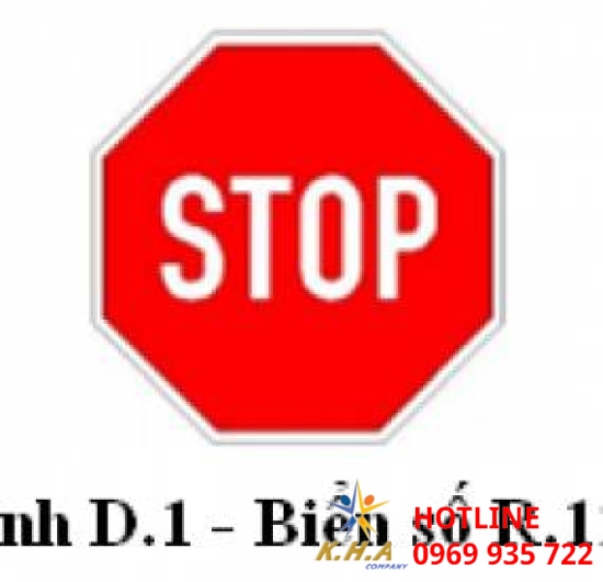 Biển báo giao thông hình bát giác- STOP